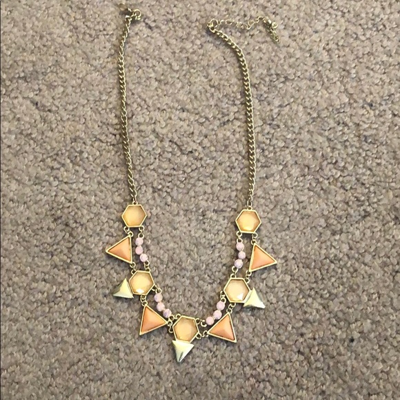 Pink and orange necklace - Picture 1 of 1